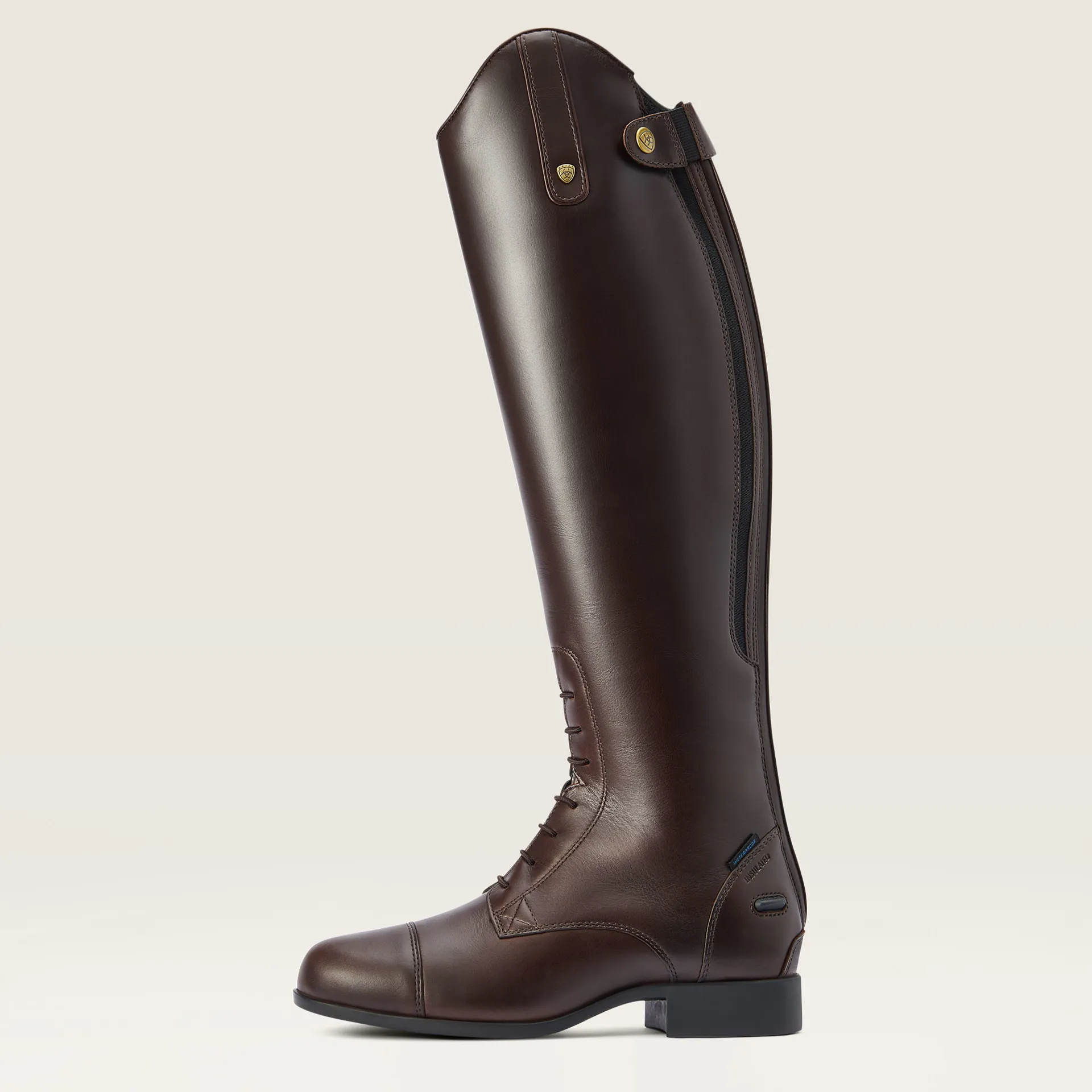 Ariat Womens Heritage Contour II H20 Insulated - Waxed Chocolate