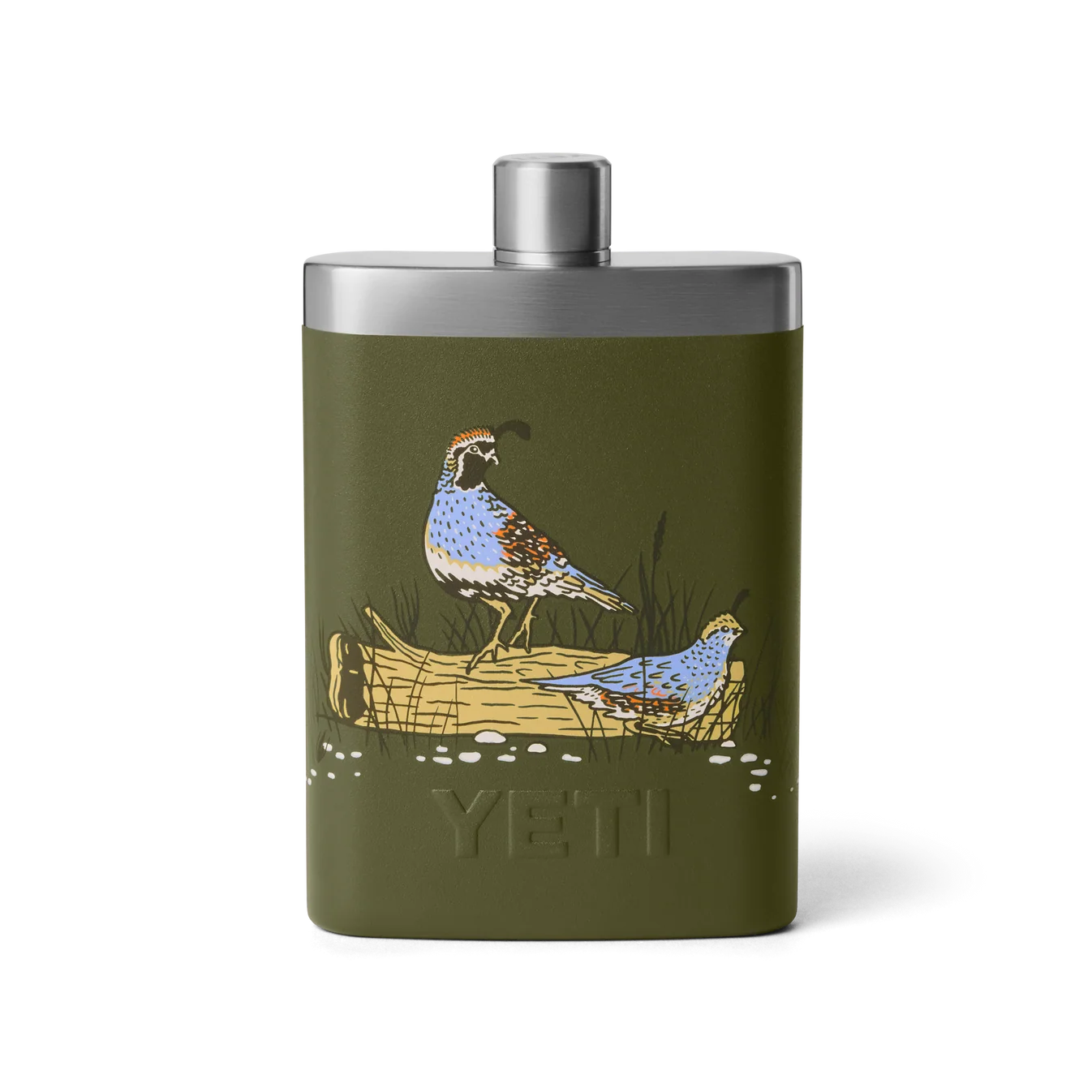 Yeti Hip Flask - Upland Bird Olive