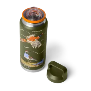 Yeti Rambler Bottle with chug cap 36oz - Upland Bird Olive