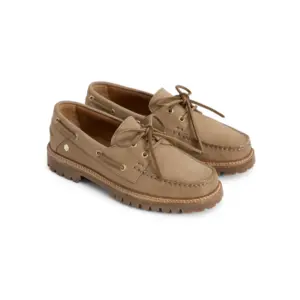 Fairfax & Favor Aldeburgh Deck Shoe- Fawn