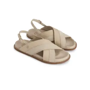 Fairfax & Favor Womens Dunwich Leather Sandals - Stone