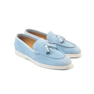 Fairfax & Favor Ladies Morston Loafer- Sky Blue