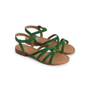 Fairfax & Favor Ladies St Ives Sandal - Clover Green