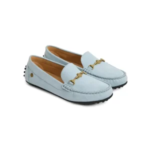 Fairfax & Favor Trinity Driving Shoes - Sky Blue