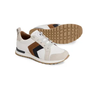 Fairfax & Favor Womens Xandra Trainers Tan & Navy