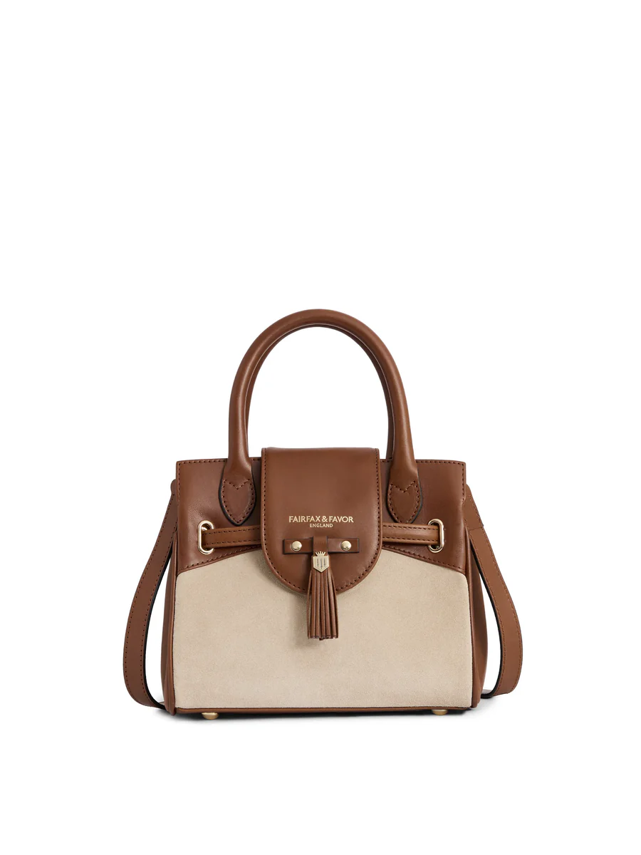 Fairfax & Favor Mini Windsor Handbag - Tan Stone