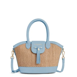 Fairfax & Favor Mini Windsor Basket Bag - Sky Blue