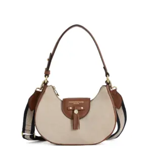 Fairfax & Favor Womens Windsor Shoulder Bag - Tan Stone Leather