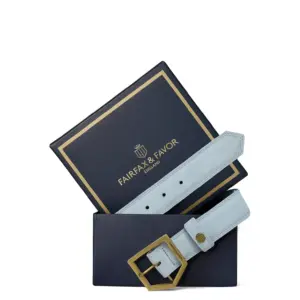 Fairfax & Favor Felbrigg Belt - Sky Blue