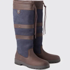 Dubarry Galway Ladies Country Boot - Navy/Brown