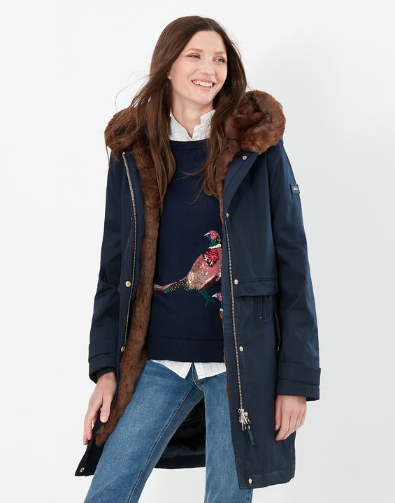 joules navy waterproof coat