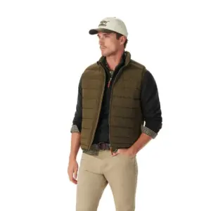 R.M.Williams Mens Rydal padded vest - Green