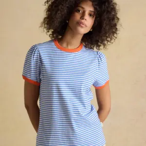 Joules Ladies Erin T-shirt - Blue Stripe