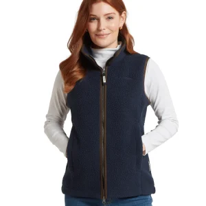 Schoffel Lyndon Retro Fleece Gilet - True Navy