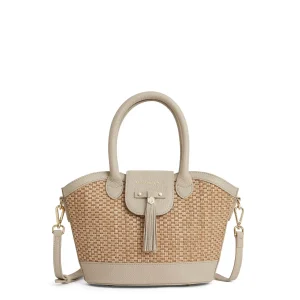 Fairfax & Favor Windsor Mini Basket Bag - Stone