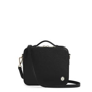 Fairfax & Favor Buckingham Leather Crossbody Bag - Black