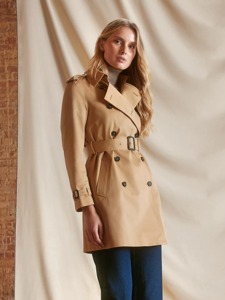 Fairfax & Favor The Bailey Trench Coat - Sand