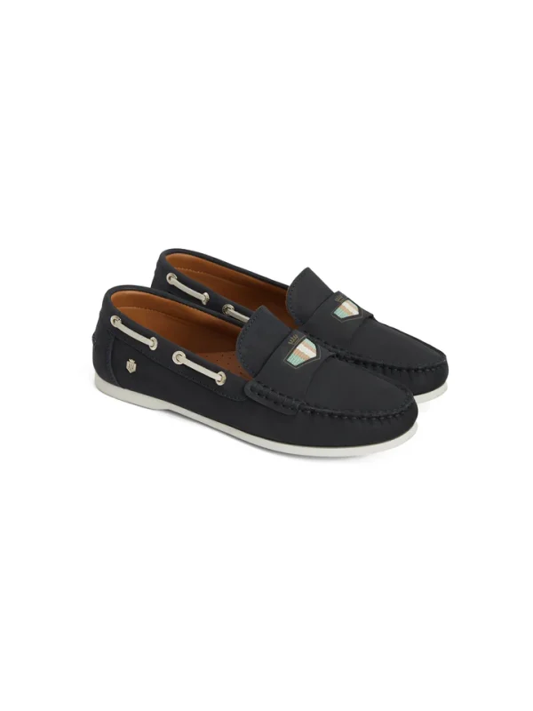Fairfax and Favor Boston Deck Shoes Navy & Mint