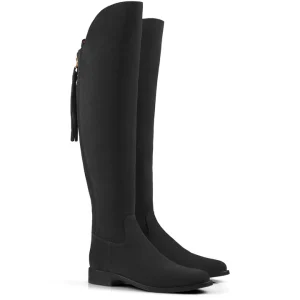 Fairfax & Favor Amira Flat over the knee Boots - Black Regular Fit