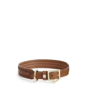 Fairfax and Favor Bakewll Dog Collar - Tan Leather
