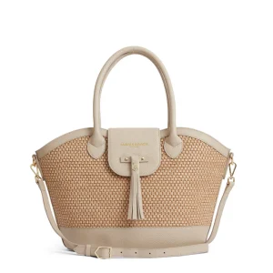 FairFax and Favor Windsor Basket Bag - Stone