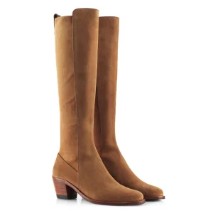 Fairfax & Favor Belgravia Heeled Boots Regular Fit - Tan