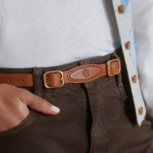 Fairfax & Favor Belsize Tan Leather Belt