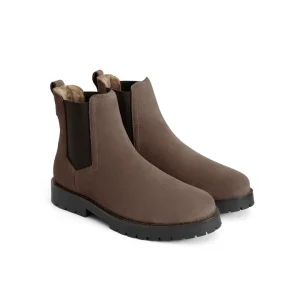 Fairfax & Favor Boudica suede Sheepskin ankle boot - Fog