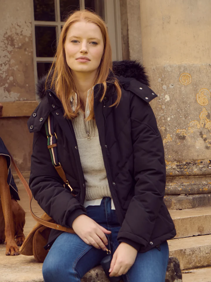 Fairfax and Favor Charlotte Jacket Short Black