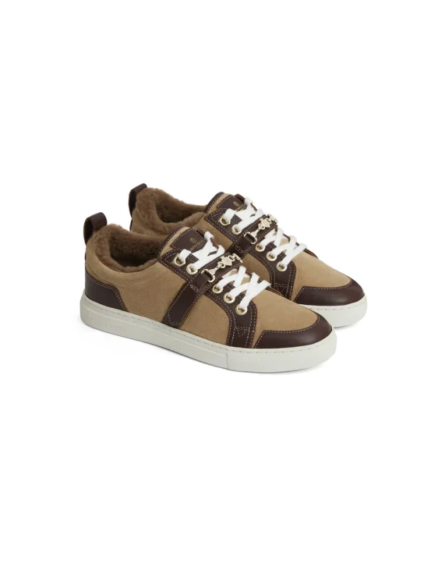 Fairfax & Favor Edinburgh Caramel Trainer