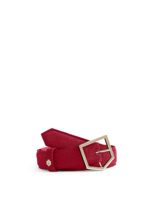 Fairfax and Favor Felbrigg Belt - Cherry