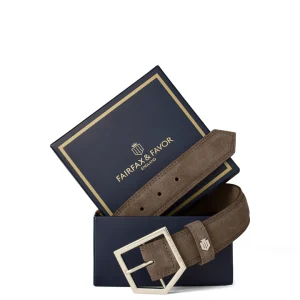 Fairfax & Favor Chiltern Felbrigg Belt- Fog