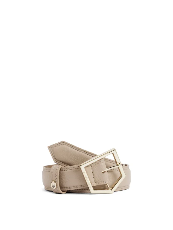 Fairfax and Favor Felbrigg Leather Belt - Stone