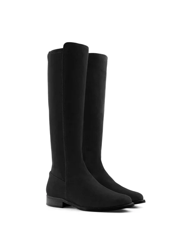 Fairfax & Favor Belgravia Flat Knee High Boots -Black