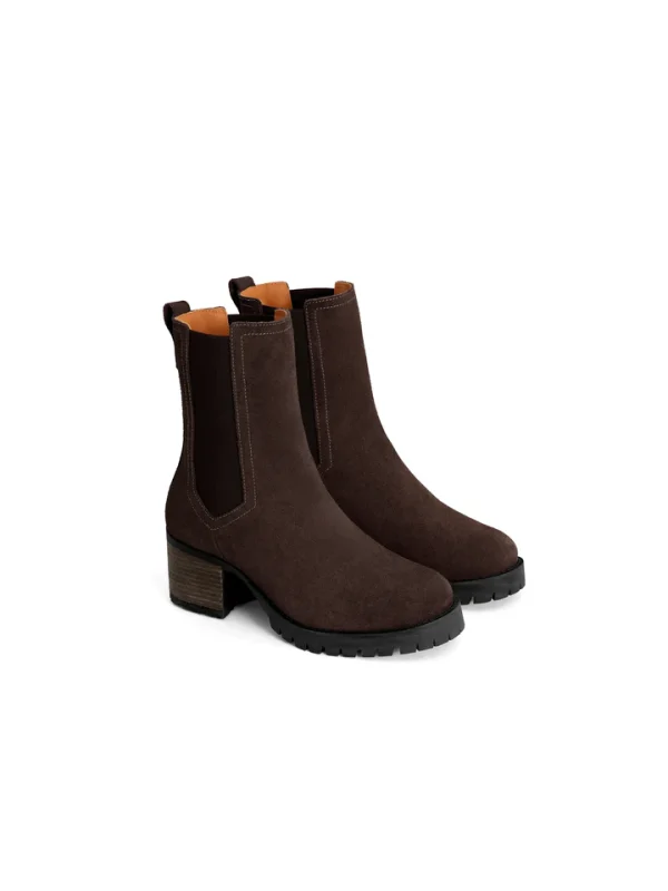 Fairfax and Favor Heeled Boudica - Chocolate