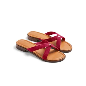 Fairfax and Favor Womens Holkham Sandals - Cherry