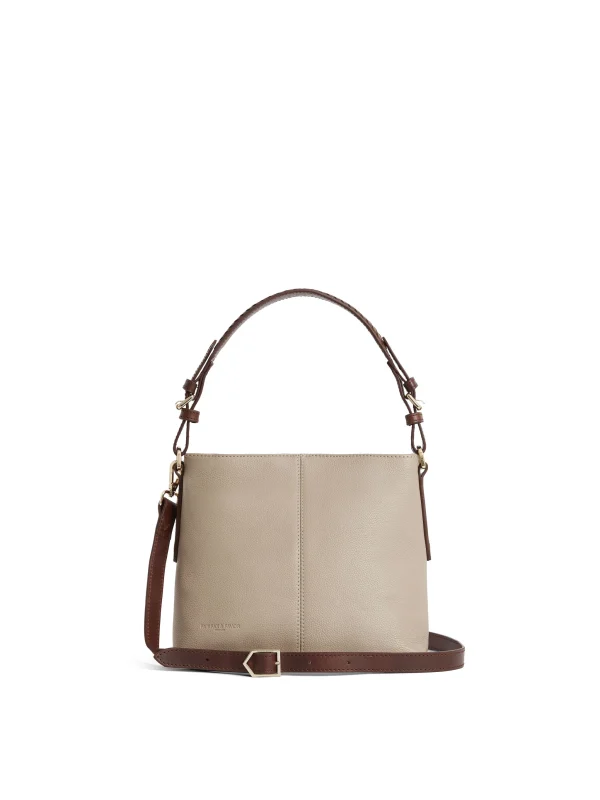 FairFax and Favor Mini Leather Tetbury Handbag - Stone