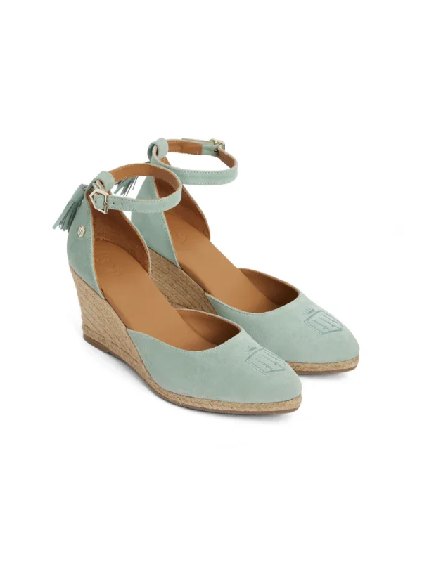 Fairfax and Favor Monaco Wedges - Mint