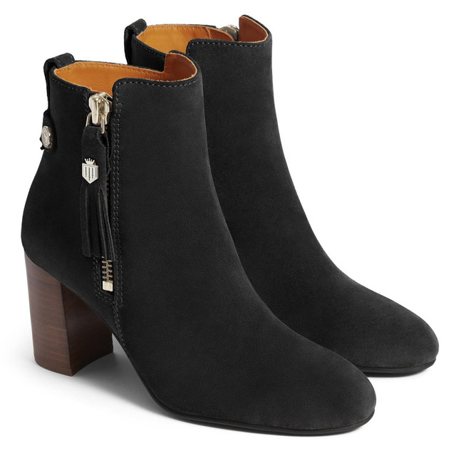 Fairfax and Favor – The Oakham – Women’s Ankle Boot – Black Suede ...