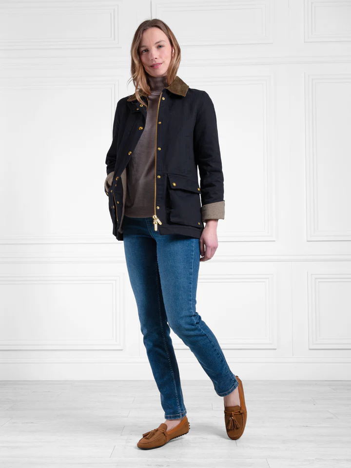 Fairfax & Favor Olivia Waxed Jacket - Indigo