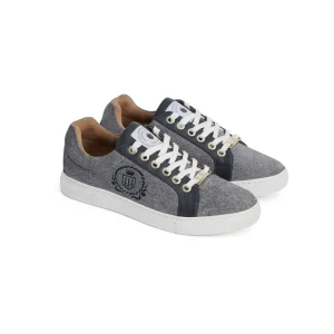 Fairfax and Favor Richmond Suede Trainers - Denim