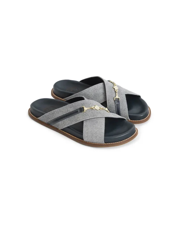 Fairfax and Favor Southwold sandals - Denim