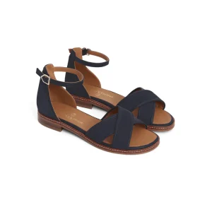 Fairfax and Favor Valencia Sandal Navy
