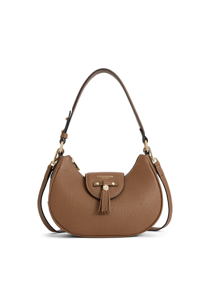 Fairfax and Favor Windsor Shoulder Bag - Tan Leather