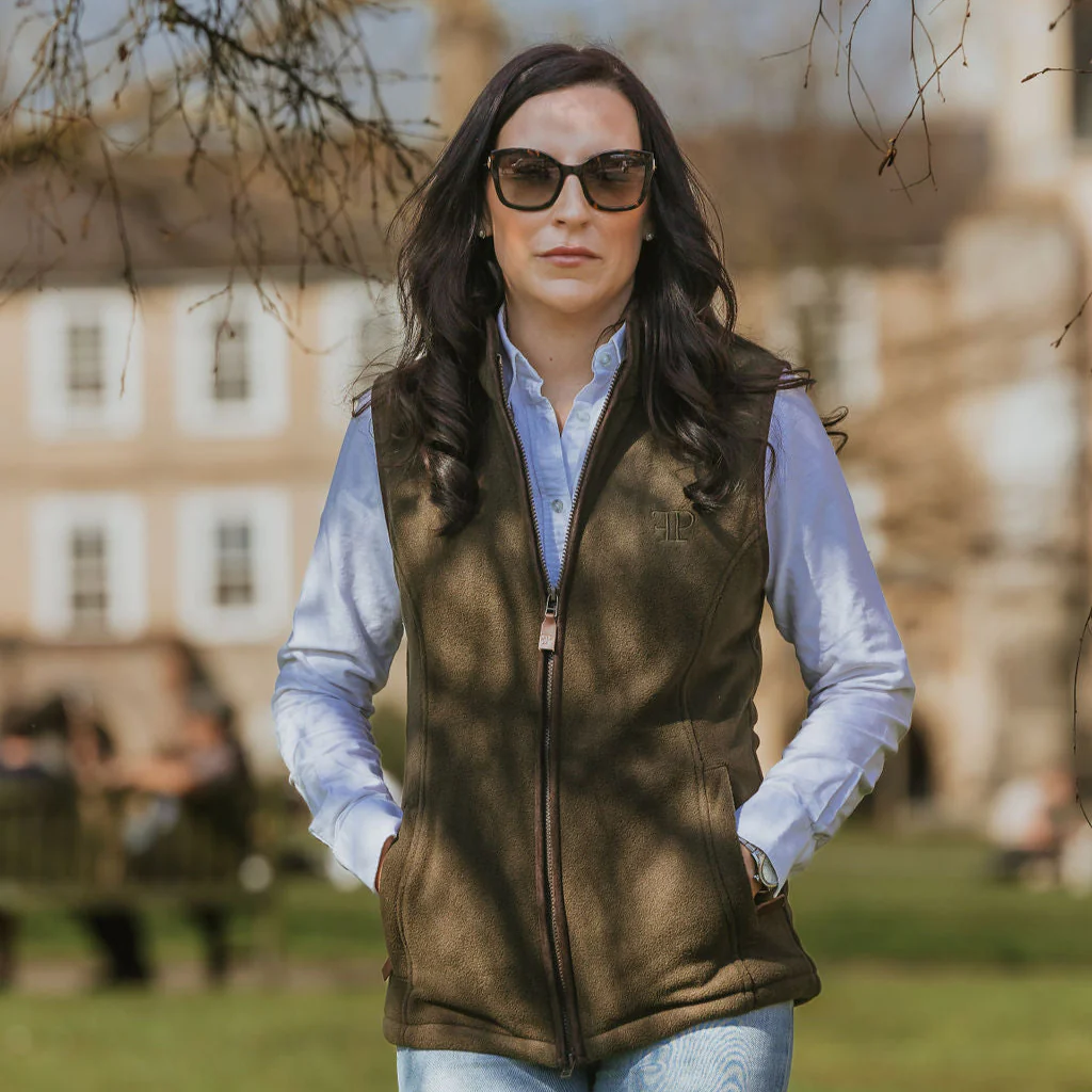 Famous Pheasant Womens The Sandringham Gilet - Olive Green