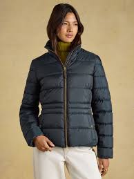 Joules Ladies Paddock Navy Showerproof Padded Coat