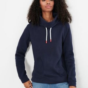 joules nadia ribbed sweatshirt poppy