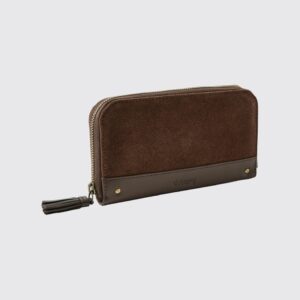 Dubarry Northbrook Ladies Suede Purse - Cigar