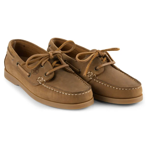 Le Chameau Women's Galion Leather Deck Shoe - Walnut