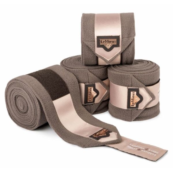 LeMieux Loire Satin Polo Bandages- Truffle